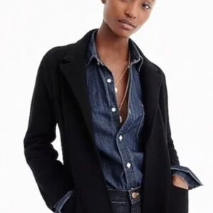 J.Crew Open Front Sweater Color:Black size small